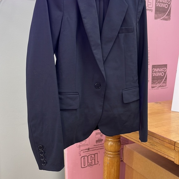 Theory Virgin Wool Blue Blazer - Picture 3 of 8